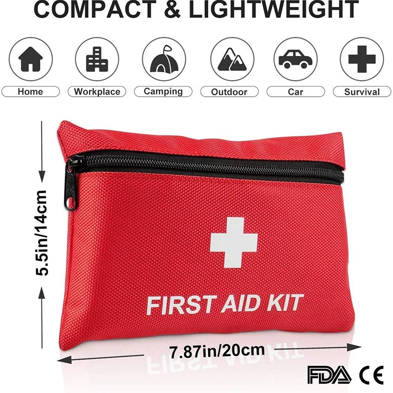 Оптовая продажа аптечка первой помощи водонепроницаемая легкая маленькая сумка для чрезвычайных ситуаций набор выживания медицинская подарок