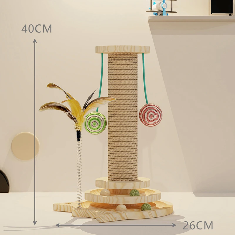 Food leakage cat toys molar interactive cat scratch board customization cat scratching post tree