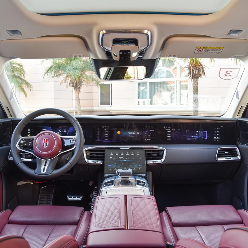 2023 luxury china hongqi 7 seat new energy electric vehicle high speed auto large suv cars 4x4 hongqi E-HS9 ev car for sale