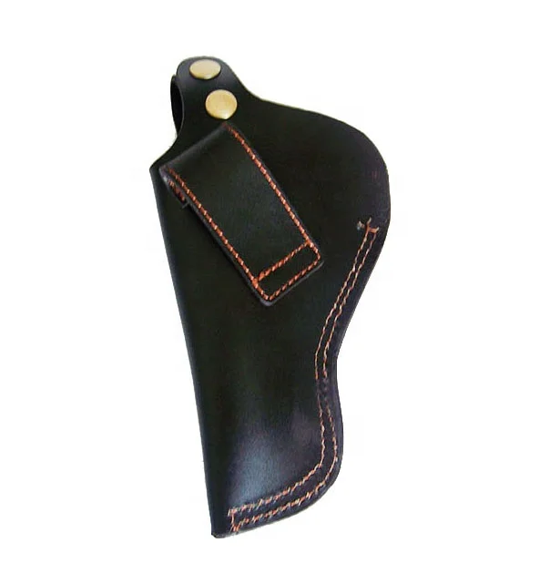 Premium Quality Black and Brown Universal Genuine Leather Gun Holster