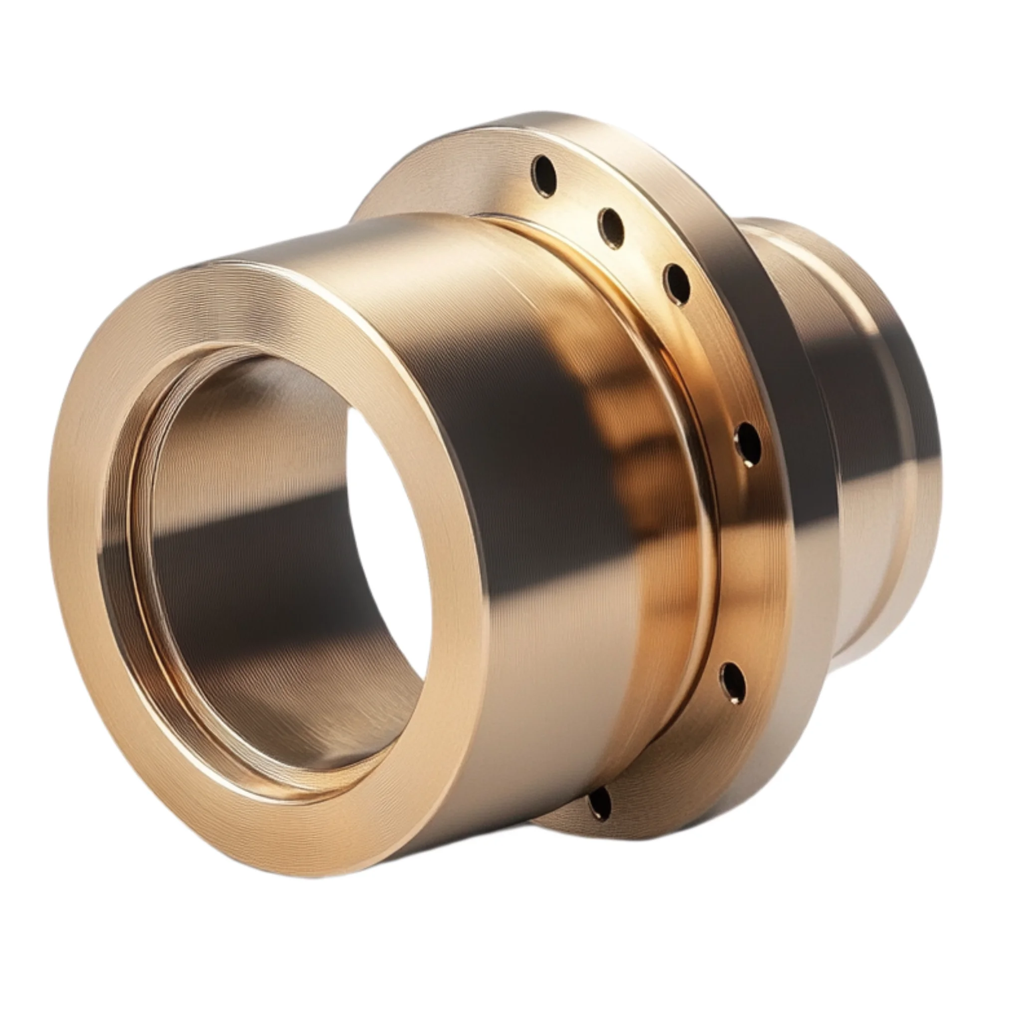 Customize Machined CNC Turning milling Self Lubricated Graphite Bronze Bushing