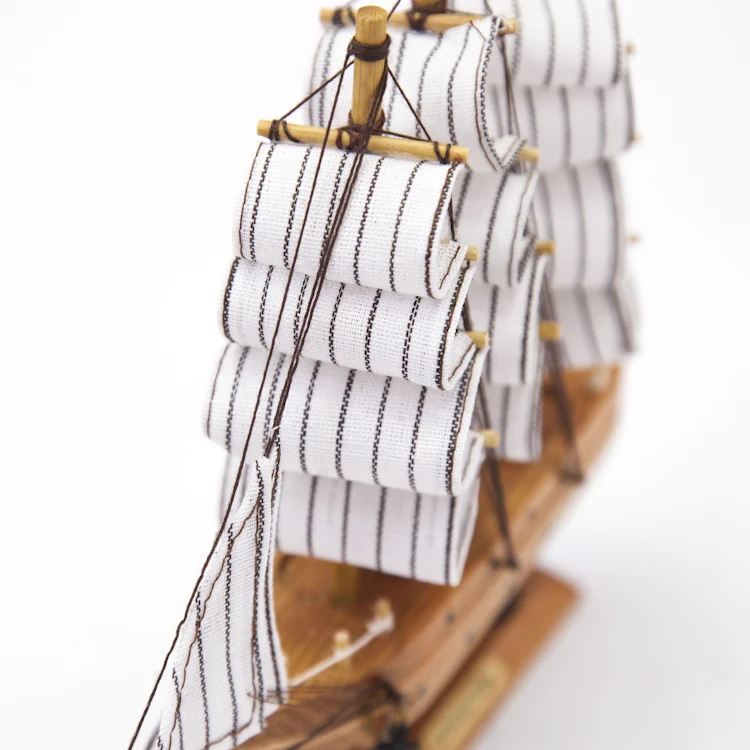 Tall Ship Miniature Marine Wood Maritime Boat Nautical Sailing Ship Home Desk Decoration Decor Crafts Wooden Boat Models