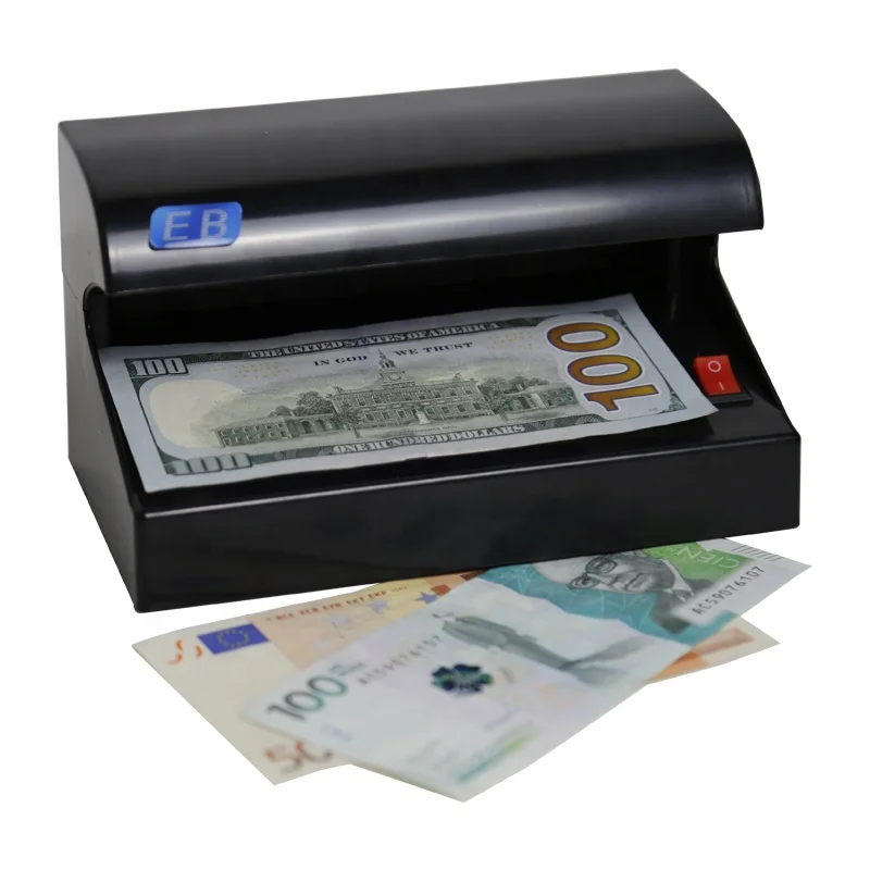 DC-101-3 Small Portable Fake Money Detector with UV lamp Counterfeit Bill Detecting machine for all currencies