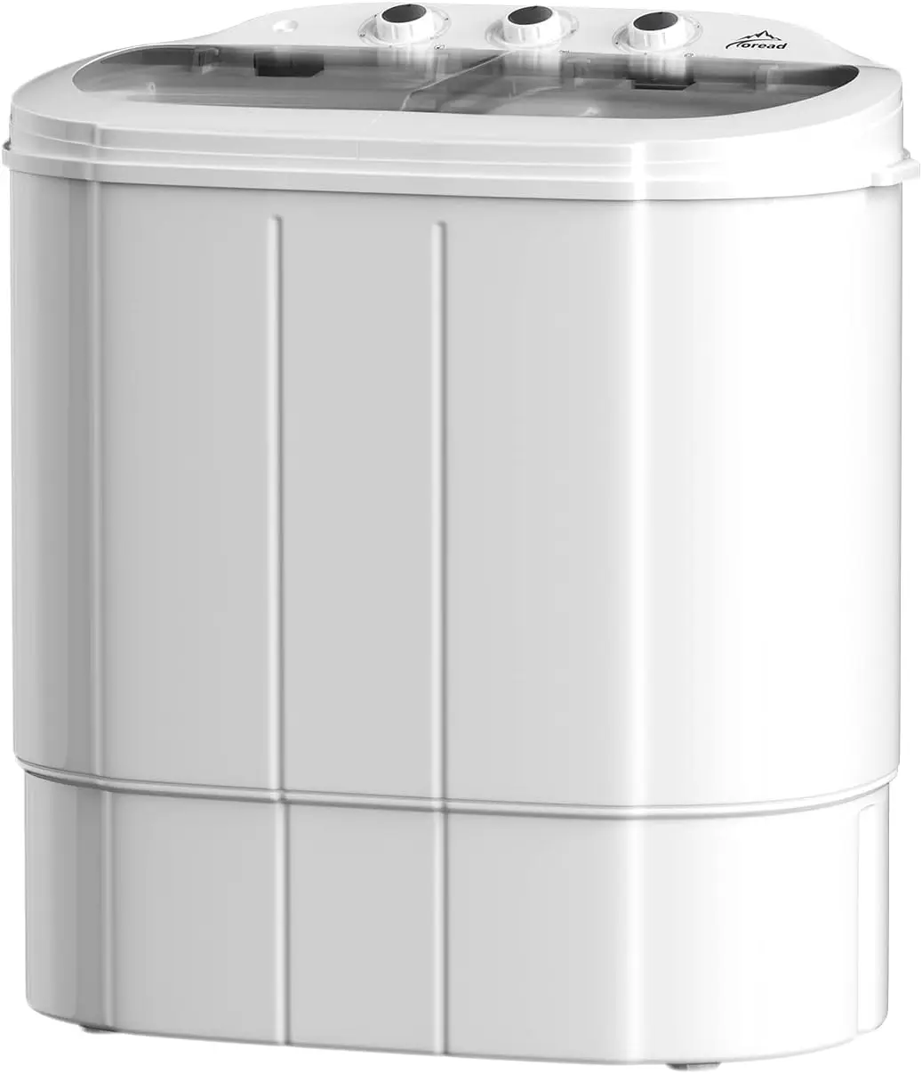 Portable Small Washing Machine  Mini Compact Washer and Dryer Combo 2 in 1 Apartment Washers with Twin Tub for Laundry
