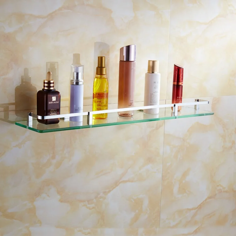 5mm / 6mm / 8mm /10mm /12mm Custom Frosted  Tempered Low Iron Glass For Bathroom Corner Shelf