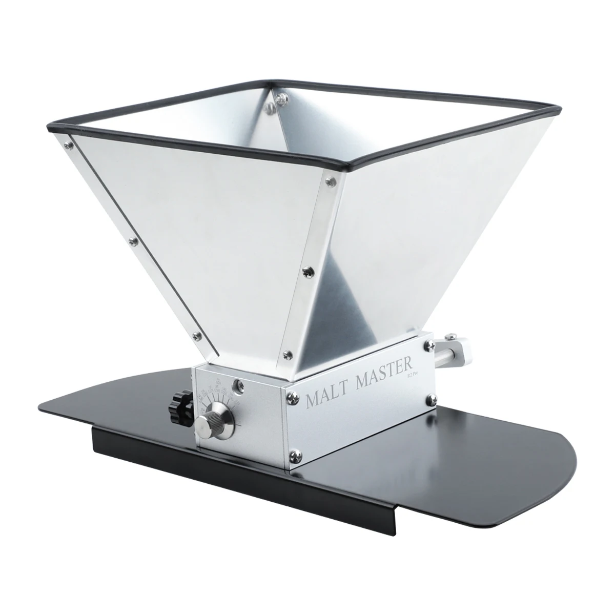 Barley Crusher Crusher Malt Stainless Steel 2 Roller Manual Adjustable Barley Crusher Grain Malt Mill