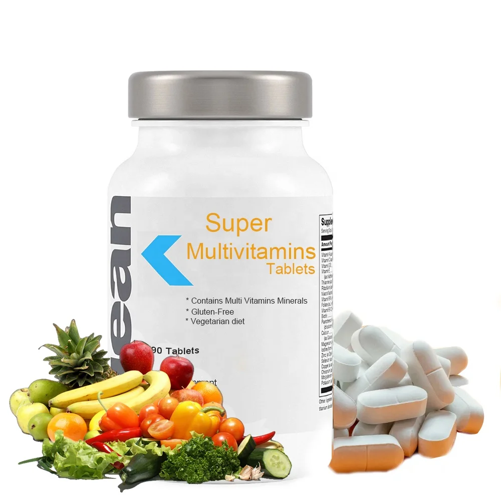 2023 Hot Sale Whole Food Multivitamin Tablets Health Supplement 90 Pills