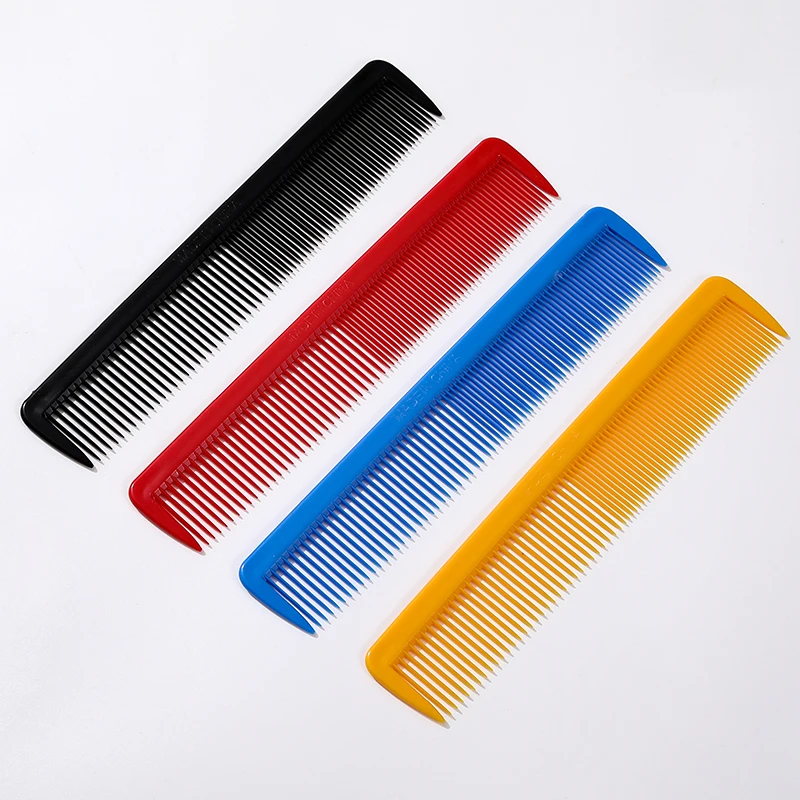 High Quality Plastic Comb Brush for Salon Designer Hair Comb Bamboo China Style Handle double tooth comb