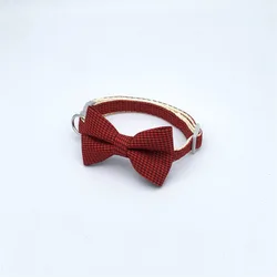 printing fabric dog collar bow tie, custom soft dog collar, pet decorative collar