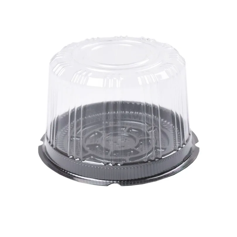 4/6/8/10 Inches Blister Recycled Transparent Cake Box With Dome Lid
