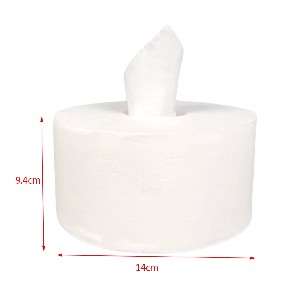 New Design Virgin Pulp 2 Ply Toilet Paper 300G  Mini Jumbo Roll Toilet Tissues for Retail Washing Room