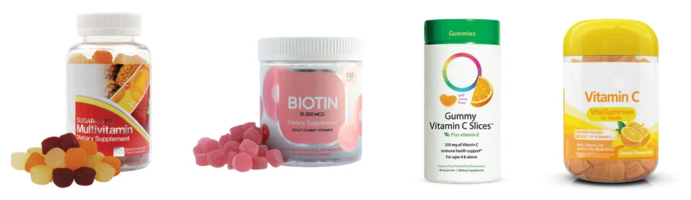 Automatic Granule Packing Gummy and Candy Bottle Packaging Machine Production Line with Multihead Weigher