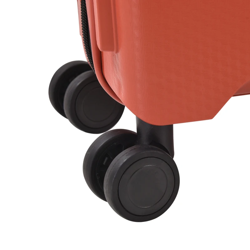 factory price 3 PCS maletas de viaje sets portable PP material hot selling fashion suitcases with spinner wheels travel trolley