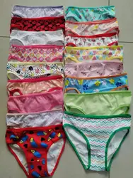MOQ 600PCS SM004 wholesale High Quality Kids 100 % Cotton Child Underpants Boxer Panties teen school girl children underwear
