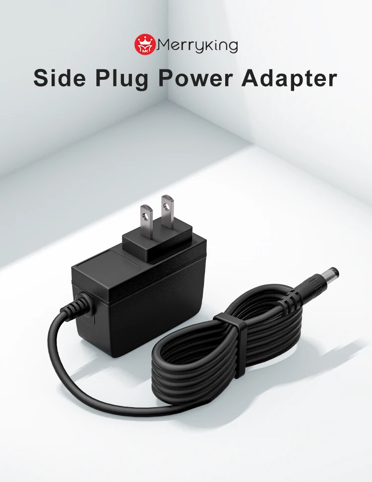 US Plug UL FCC 15W 12V 1.25A with a Custom Connector M12 Wall Mounted Adapter for Router