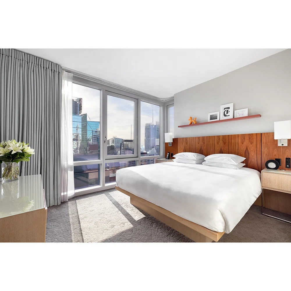 Hyatt Centric Well-designed Hotel Guest Room Furniture Stylish Hotel King Bedroom Furniture Sets