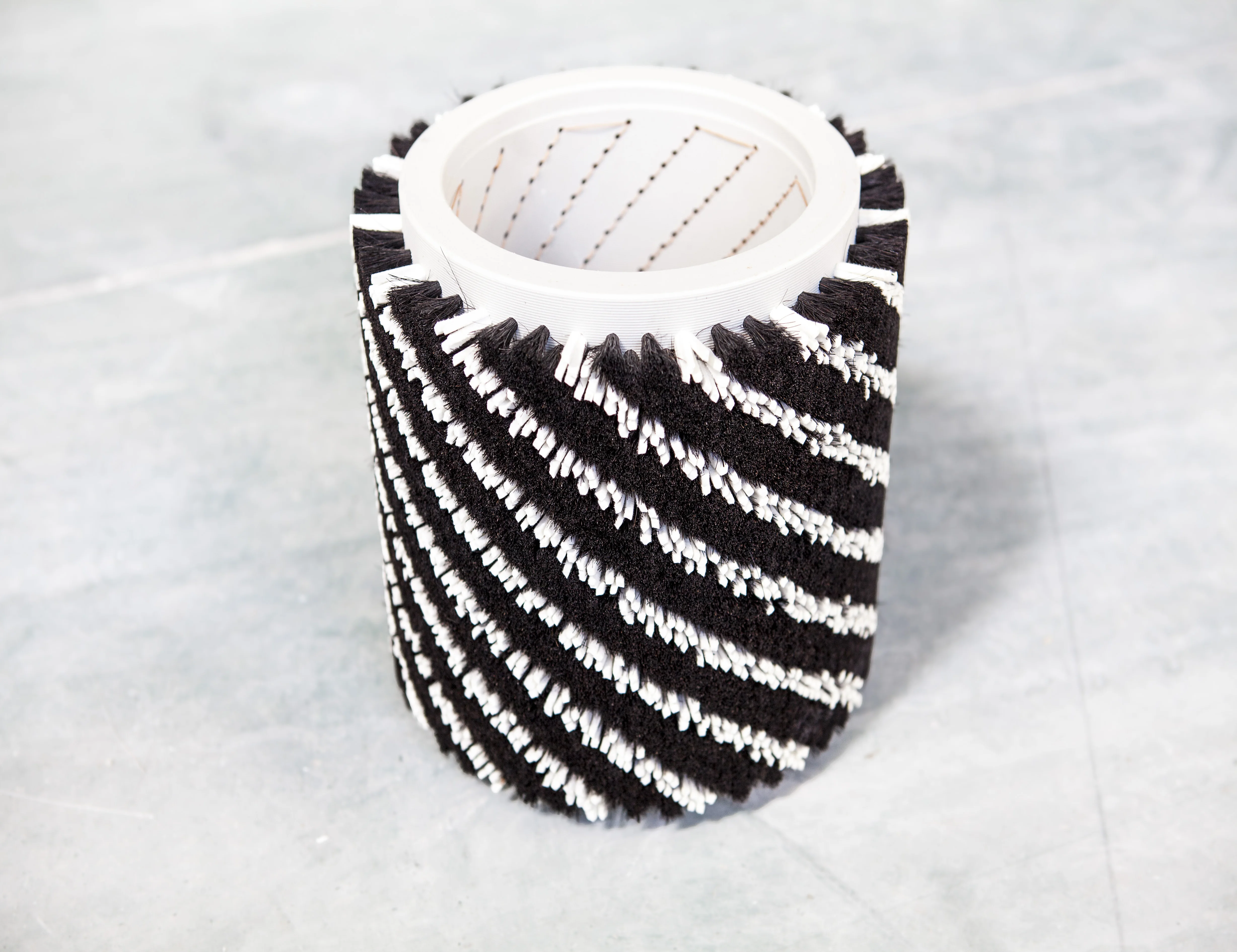 Промышленный цилиндрический ролик для щеток из стекла шлифованный прямо с