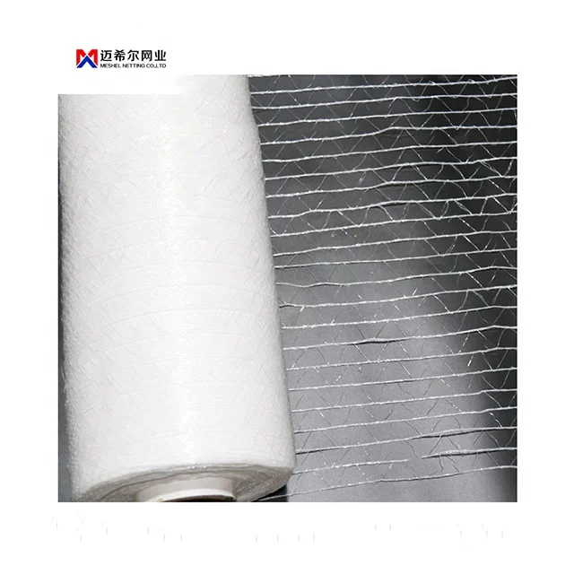 agricultural plastic hay silage round bale net wrap Package grass network Strapping grass netBundle of grass network silage tarp