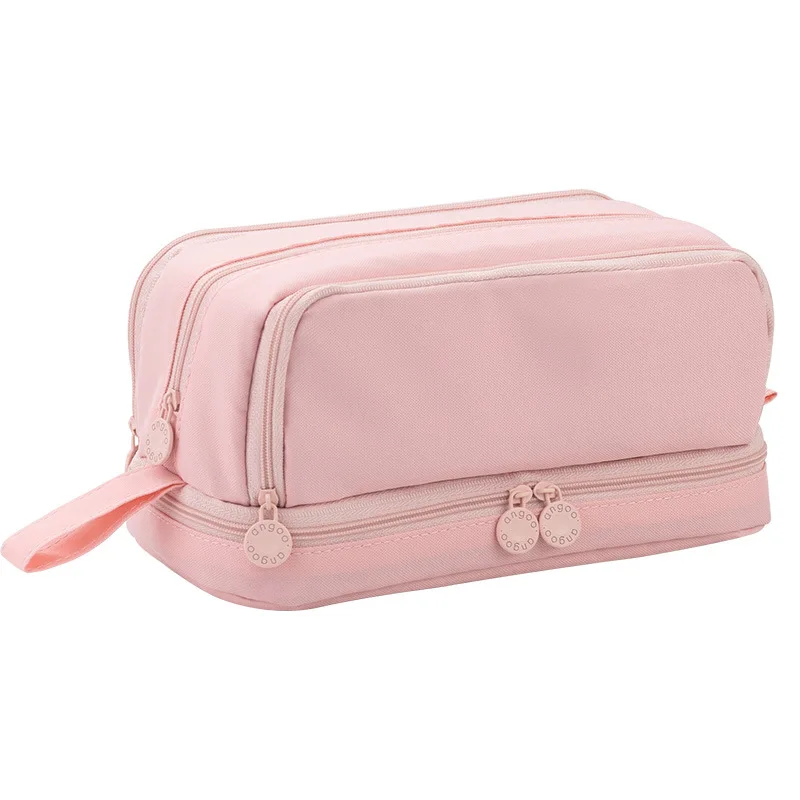 New Portable Pencil Pouch Handheld Pen Bag Cosmetic Bags Large Pencil Case for Teen