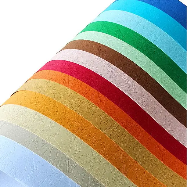 180g 230gsm A4 size textured paper cover paper embossed color board leather grain binding