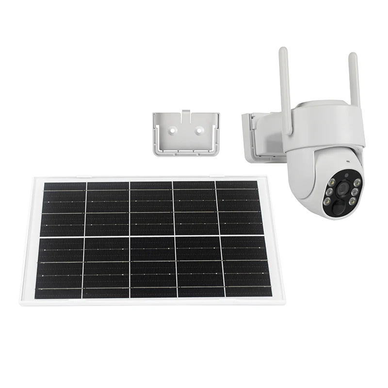 Wireless 4mp Hd Wifi Solar Camera Alarm Motion Color Night Vision Outdoor Cctv Solar Security Camera