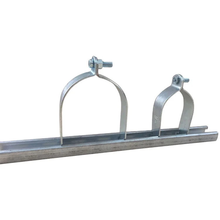 EMT Pipe Universal Strut Clamp Strut Channel Accessory Electro Galvanized Conduit Clamp Rigid Pipe Clamp Tools
