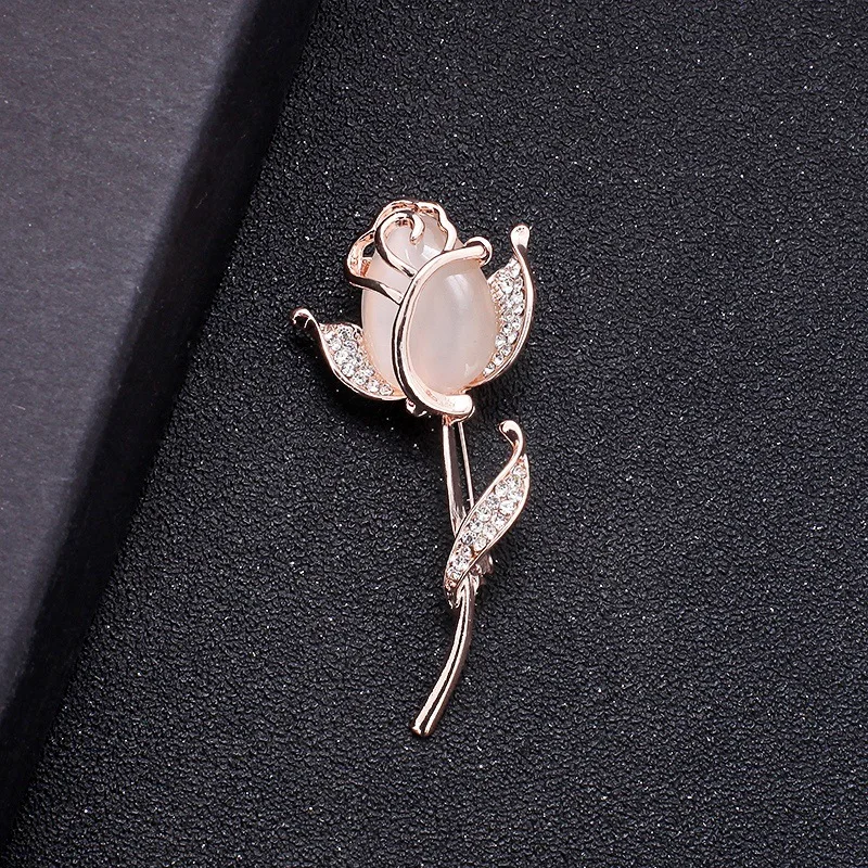 Factory Supply Korean Brooches Women Custom Poppy Broches Fashion Lapel Pin Flower Brooch