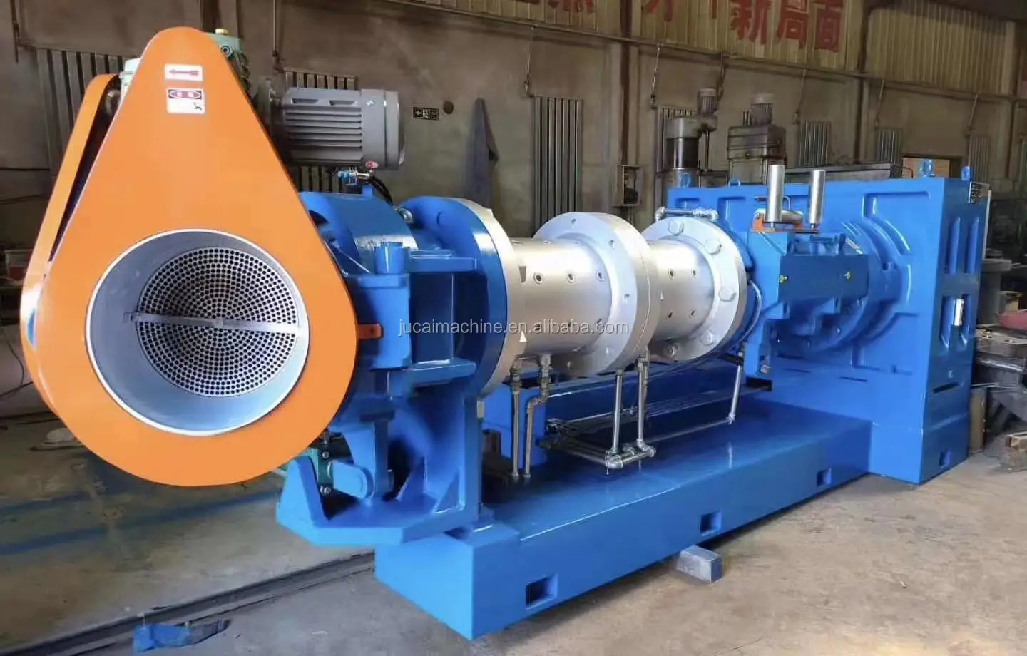 Reclaimed Rubber Extruder From Manufacturer/Factory price 90mm hot feed rubber extruder machine/90mm single screw extruders