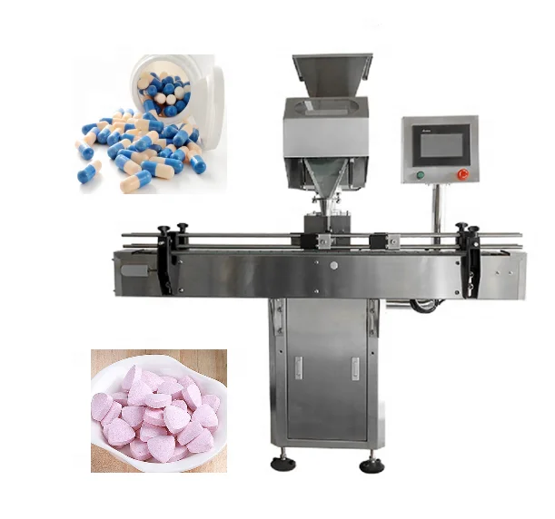 Model jf-8 fully automatic capsule and tablet pill counting machine for pharmacy