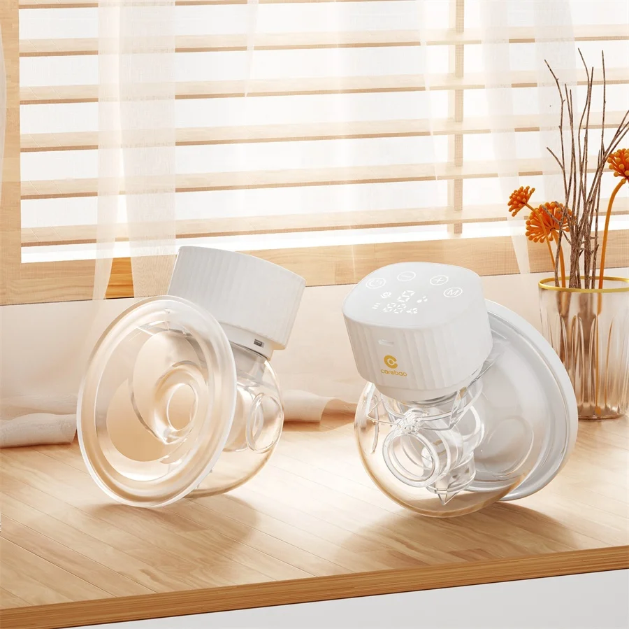 Intelligent Carebao BPA Free Silicone Electric Double Sides Wearable Breast Pump From China Manufacturer