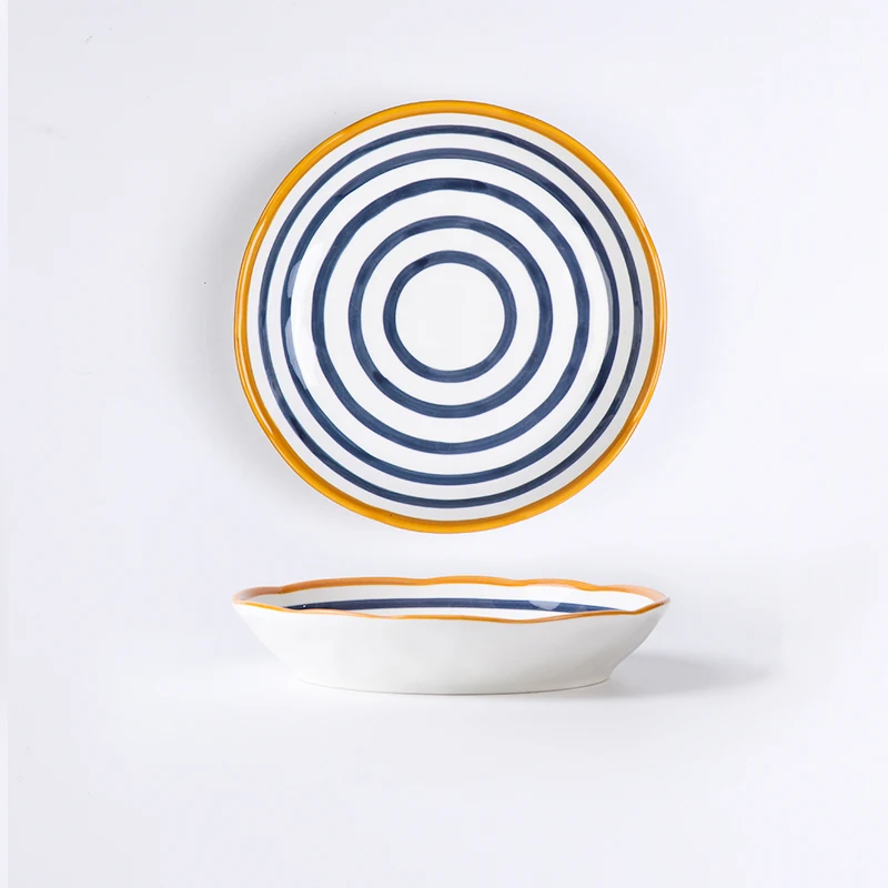 Wholesale  Personalized Plates Soup Porcelain Color Plate