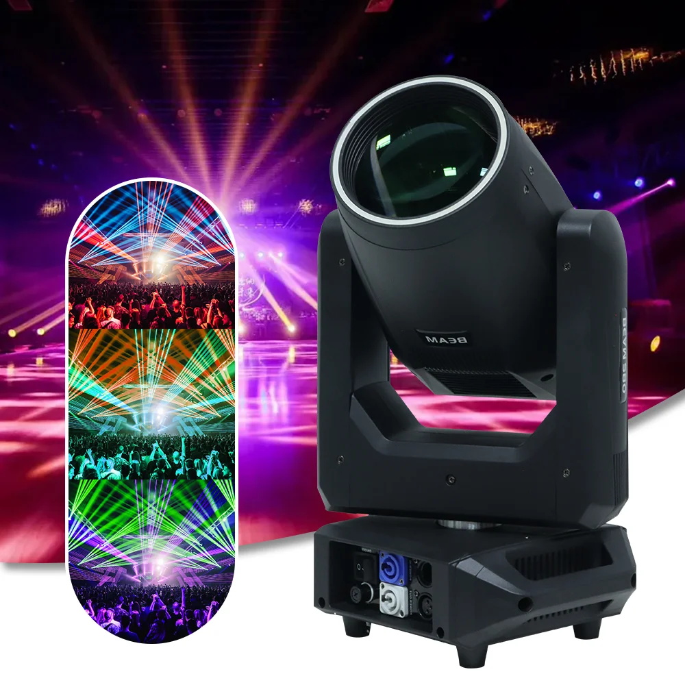 280w 12r Stage System High Brightness Rainbow Lights Beam Spot Wash 3 In 1 Moving Head Luces De Escenario Stage Lighting
