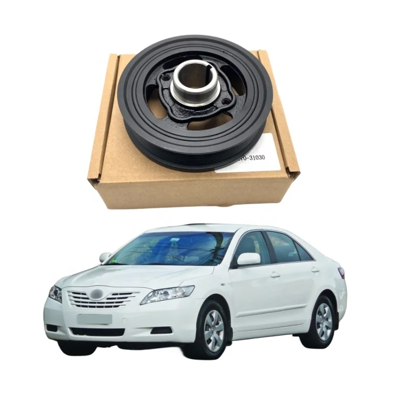 LUXESOEM 13408-75050 Crankshaft pulley for CAMRY 2006-2015 GS330/350/430/460 2009-2013 crank pulleys  2WD Engine 1TR 2TR