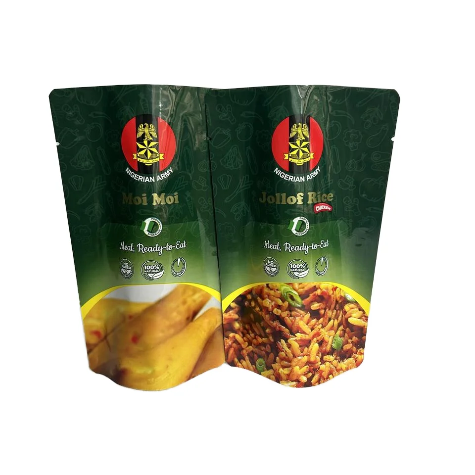 Custom printed  liquid doypack soup bags retort pouch packaging  for  food retort pouch packaging machine