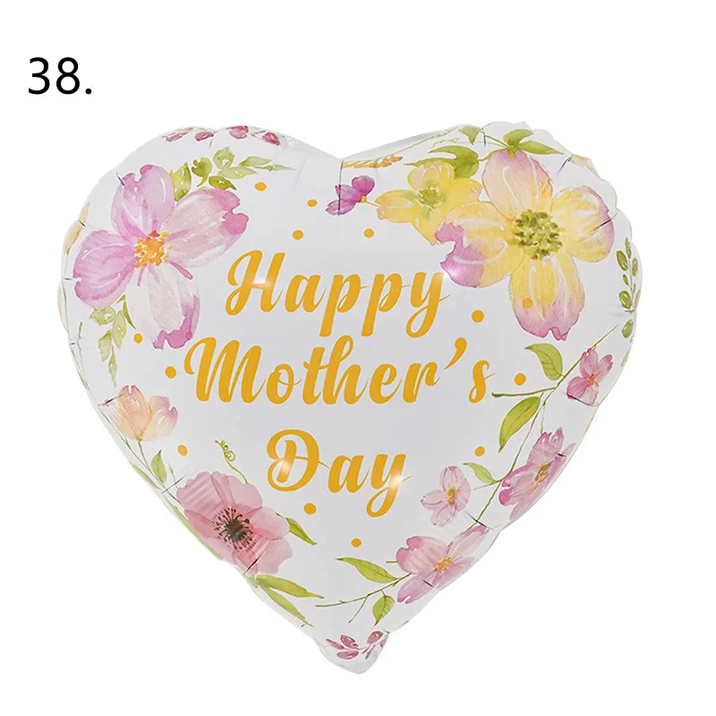 New 18 Inch Spanish Happy Mothers Day Balloons Gift Te Amo Feliz Dia Mama Foil aluminum de la madre Globos For Party Decoration
