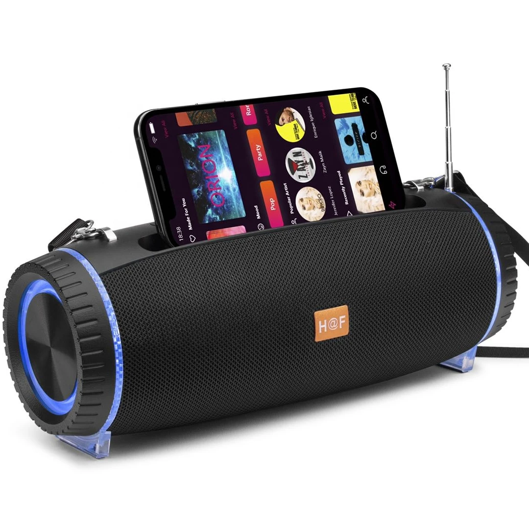 Factory 2 in 1 Portable FM Radio & Speaker Retractable Antenna, Rechargeable Battery with Belt