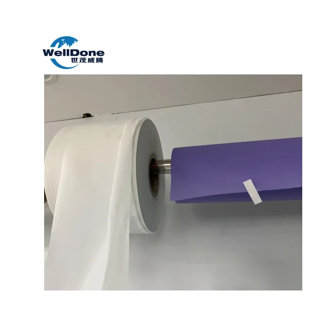 Hot selling diaper sanitary napkin  20-24gsm Non-breathable white backsheet pe film