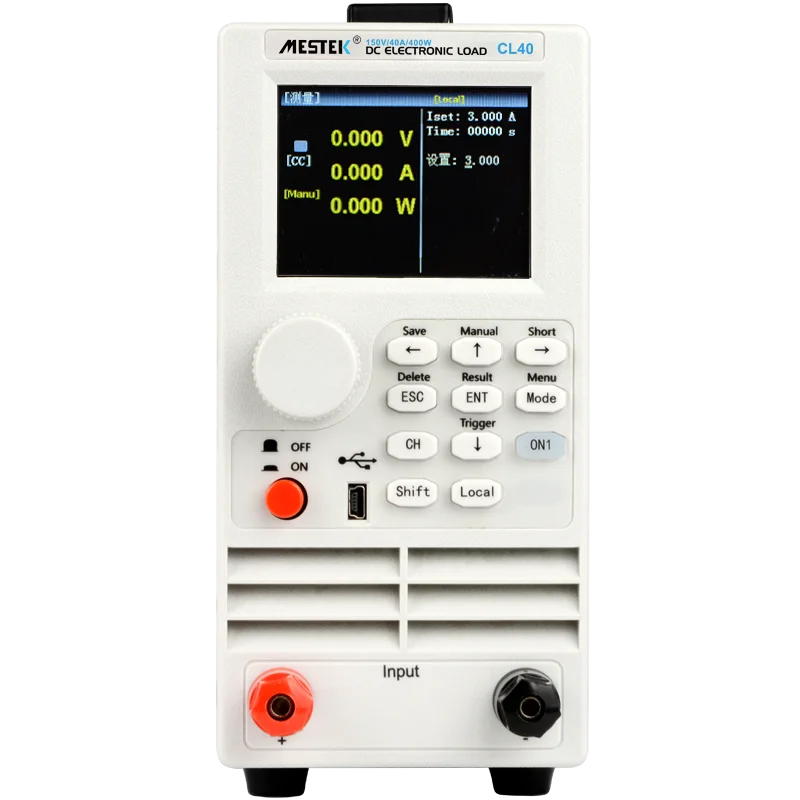 mestek CL40 400W 150V 40A  Electronic Loads Adjustable Programmable DC Electronic Battery Load Tester
