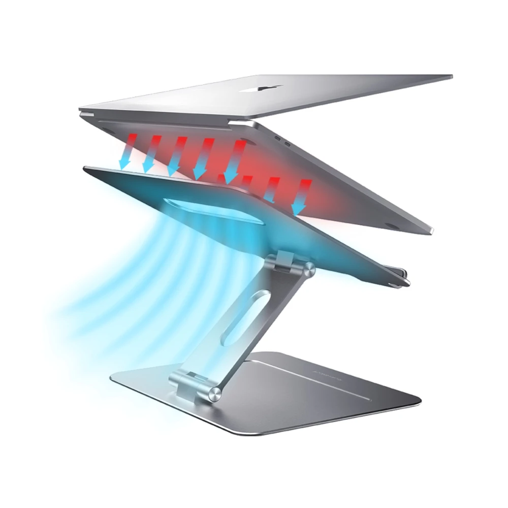 Заводская дешевая цена OEM подставка для ноутбука Регулируемая стабильная подставка для ноутбука космический серый