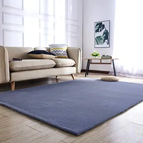 Factory Supply All sizes soft rabbit fur style fluffy Carpet faux sheepskin Floor rug for home bedroom area decoration