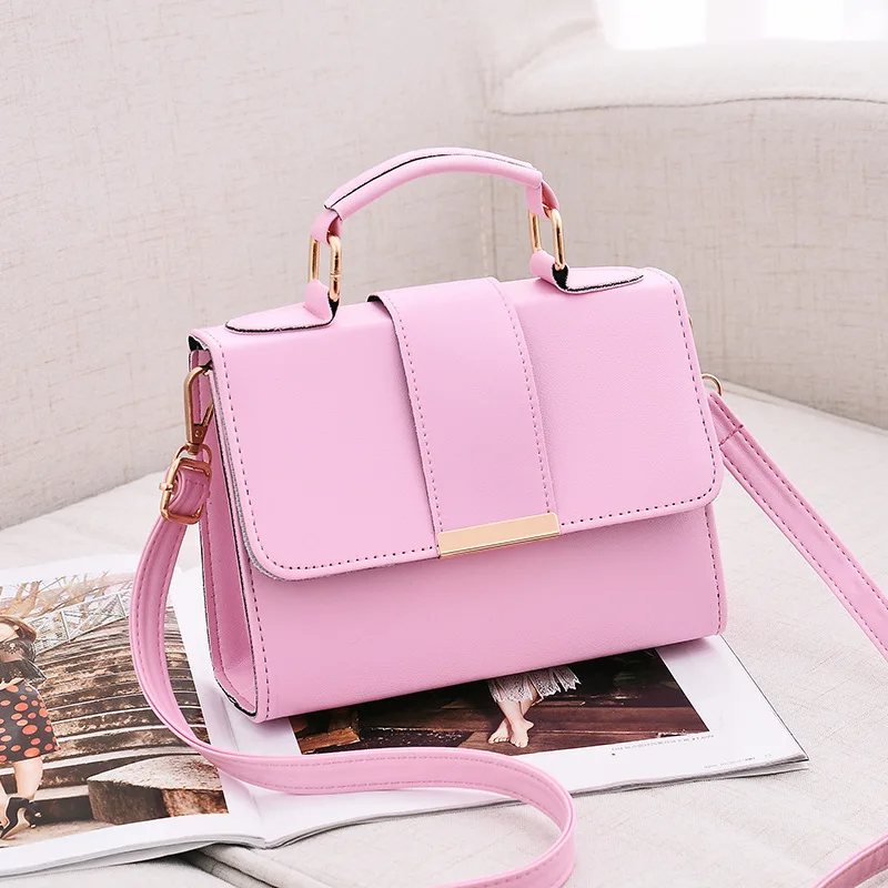 Hot Stock for Ladies Fashionable Mini Crossbody Messenger Shoulder Bag Solid Design Womens Handbag Clutch at Cheap Price