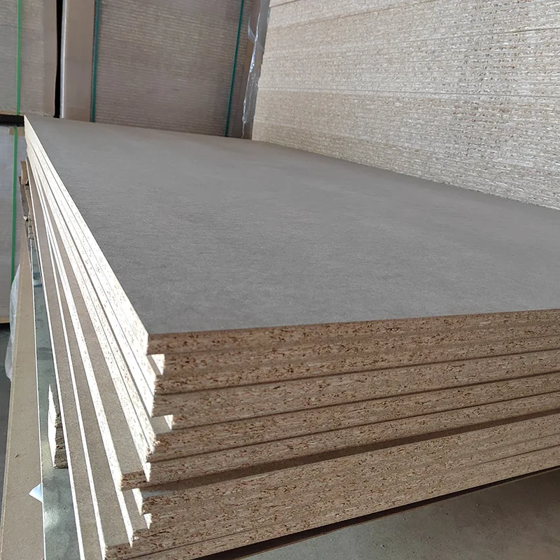 particle board manufacturers price e0 e1 e2 18mm chipboard rice husk sheet laminated flakeboards for furniture kitchen cabinet