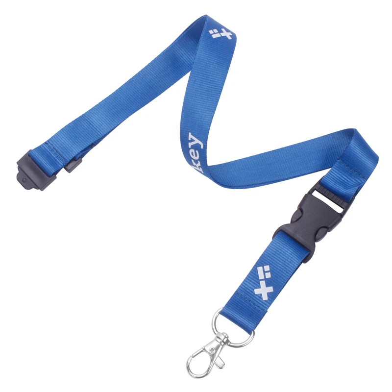 Wholesale Custom Logo OEM/ODM Neck Strap Designer Silkscreen Lanyard Retractable Safety ID Badge Neck LANYARD
