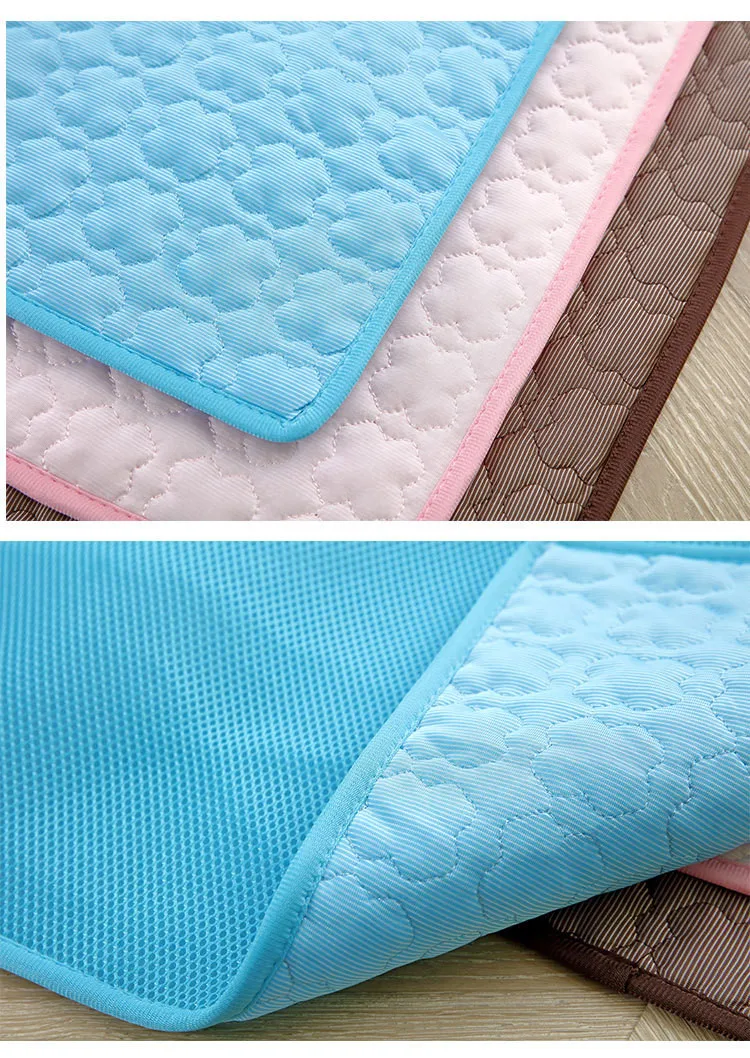 High Quality Pet Summer Cooling Mat Multifunctional Pet Sleeping Luxury Sofa Car Cushion Floor Pad Mat