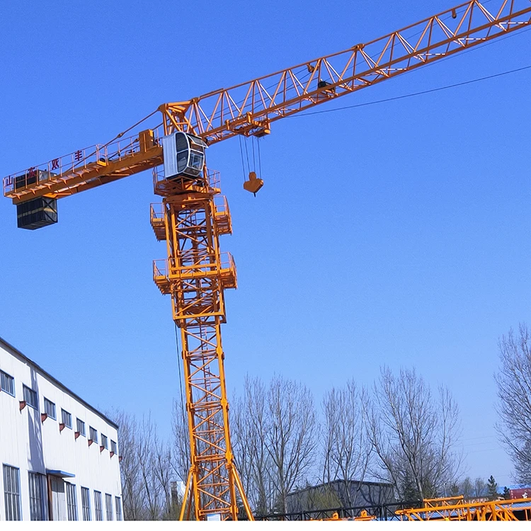 5013 flat head tower crane  price tower crane 6ton  50m jib