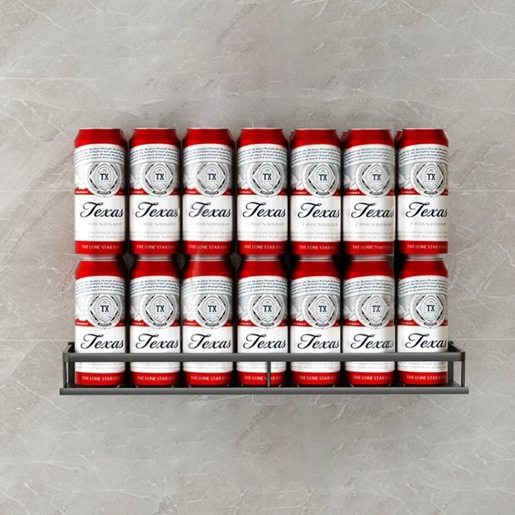 Ermo wall mounted black shower shelf space aluminum bathroom shower caddy