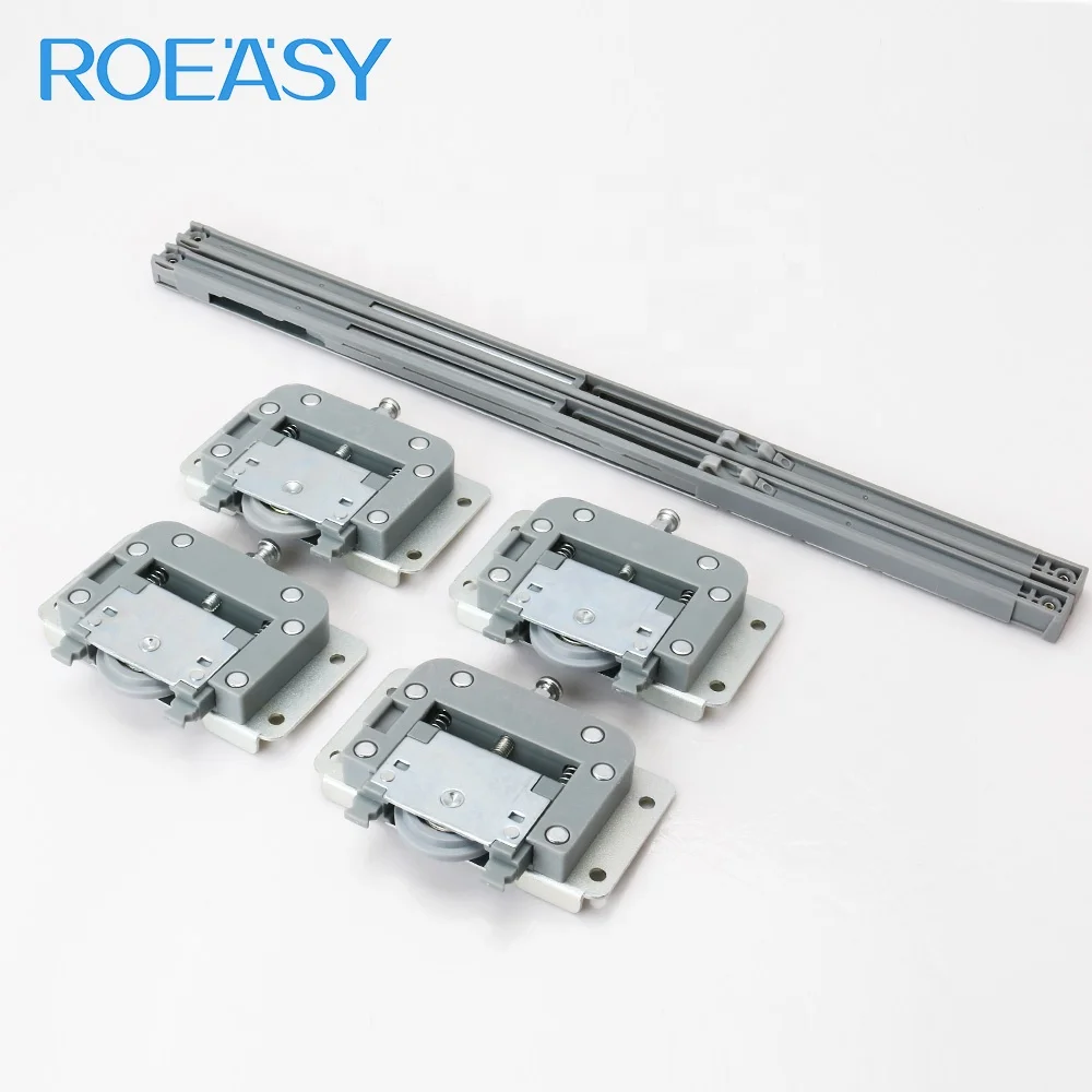  ROEASY двойная дорожка стальная раздвижная дверь роликовое колесо для