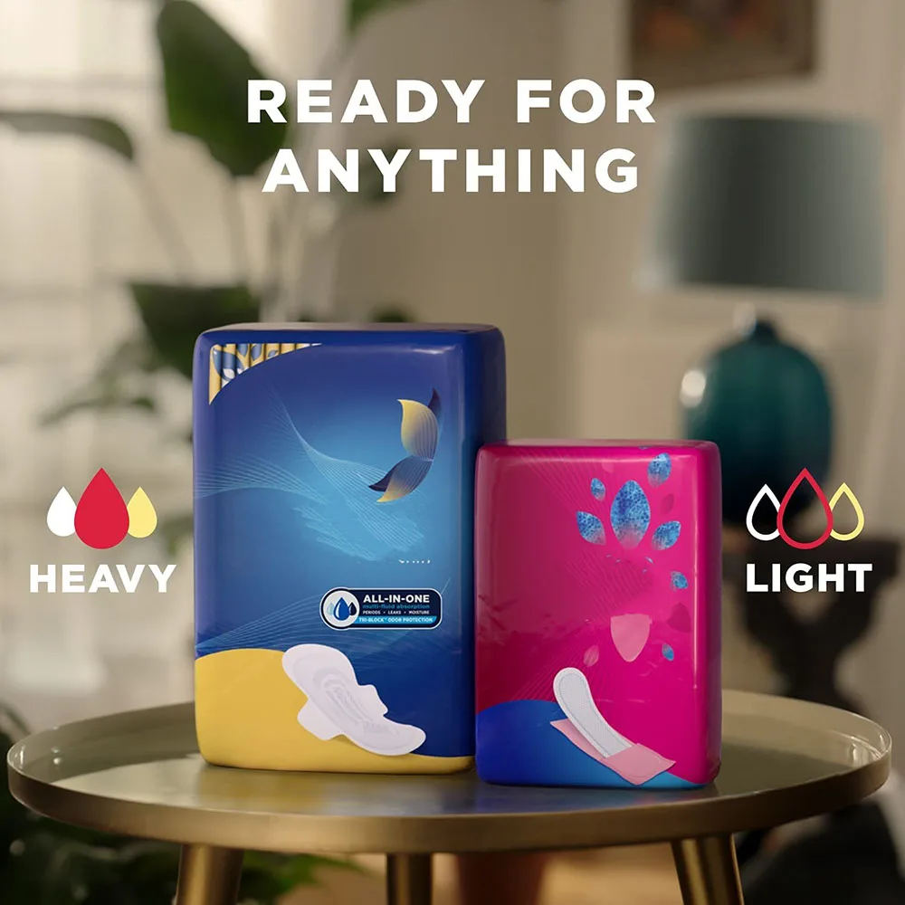 Ultra-Thin Cotton Paper Sanitary Pads for Women Super Absorbent Disposable Reliable Regular Pads Wholesale Manufacturing