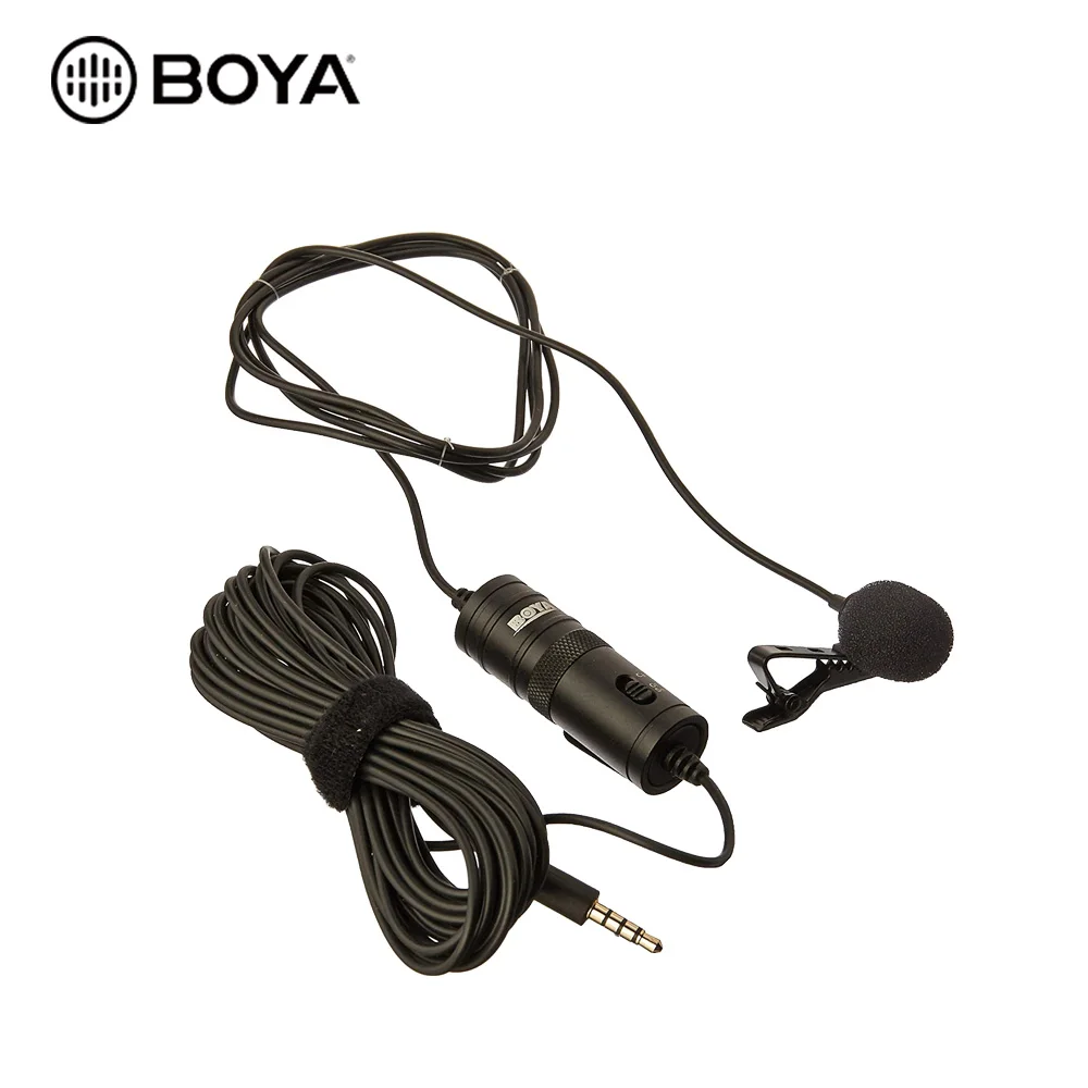 BOYA BY-M1 мини проводной петличный воротник с зажимом микрофон для
