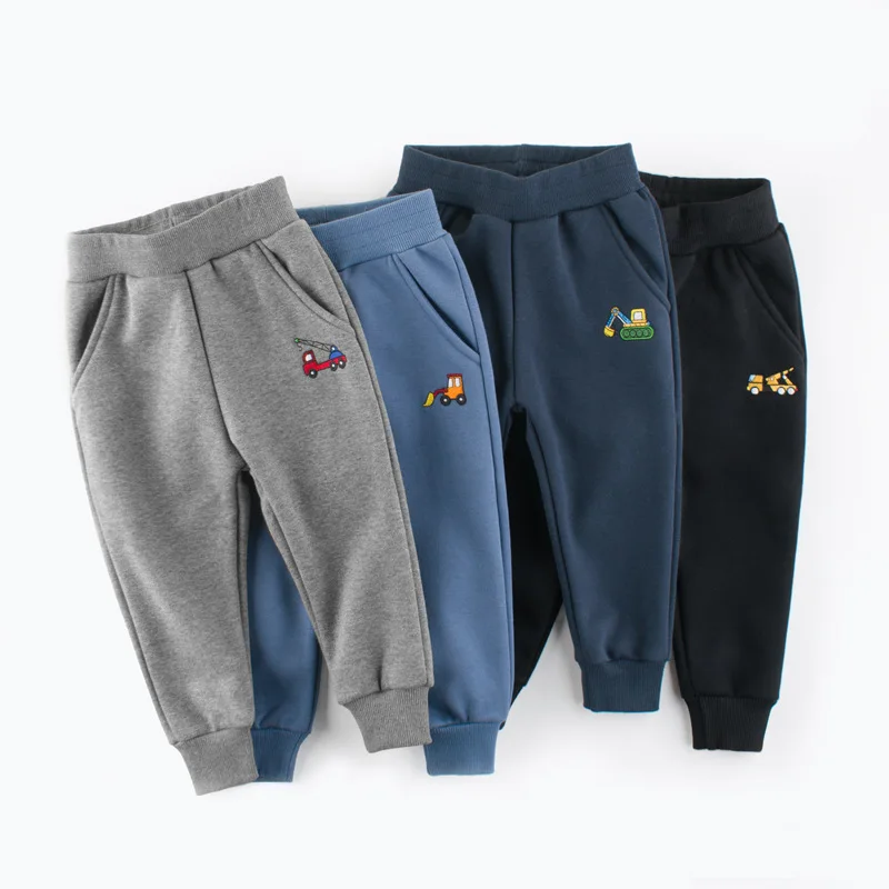 
Children Leisure Casual Cotton kids Sweatpants elastic sweat track stacked pants kids active wear boys kids pants 